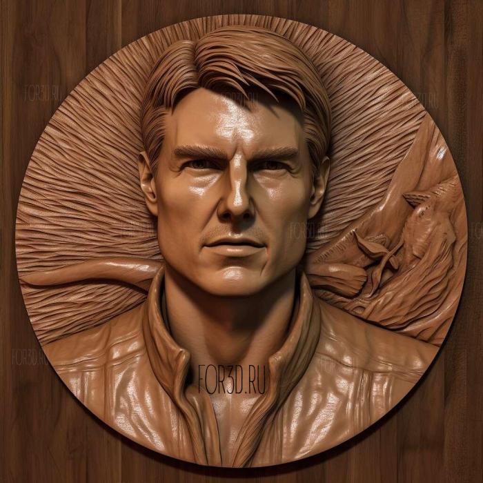 tom cruise 4 stl model for CNC